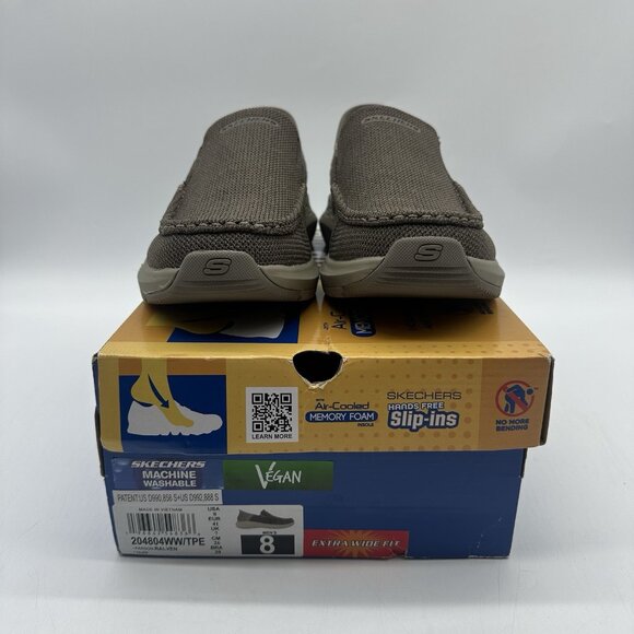 Skechers Slip-Ins Parson Ralven Moc Toe Casual Sneakers Men's Size 8 Extra Wide! - Picture 3 of 12